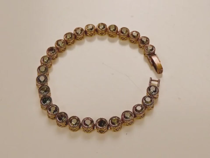 Bracciale  In  Bronzo Con Diamanti Per Donna